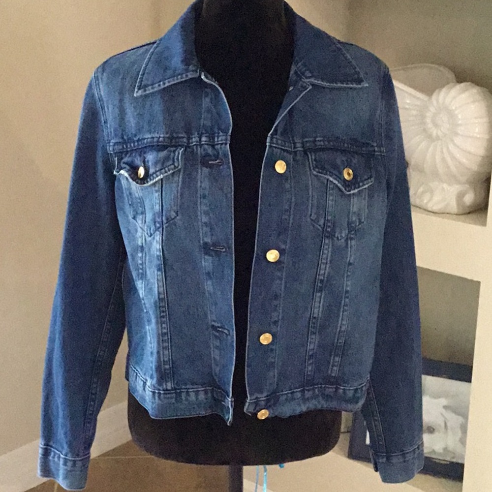 Michael Michael Kors denim jacket, size M, NWT